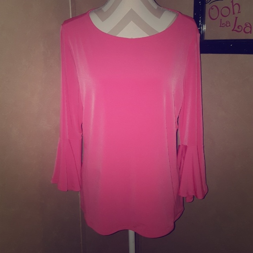 Pink layering top